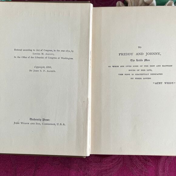 1904 Antique Book: Little Men (Illustrated) by Louisa M. Alcott. Lovely Book! - Picture 4 of 10